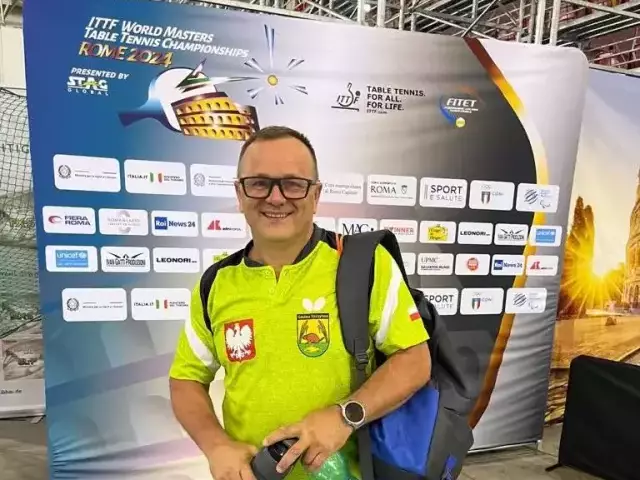 Jacek Breński rywalizuje turnieju Mistrzostw Świata Weteranów w Rzymie