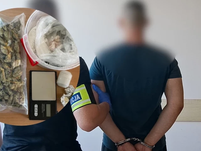Posiadał znaczną ilość narkotyków. Kolejne zatrzymanie szczycieńskich kryminalnych