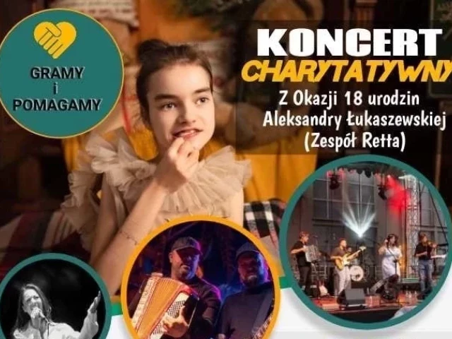 „Gramy i Pomagamy” – koncert charytatywny dla Aleksandry Łukaszewskiej w MDK Szczytno