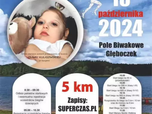 Bieg dla życia! Pomóż Oliwce Kuligowskiej podczas charytatywnego Wielbarskiego Biegu Leśnego