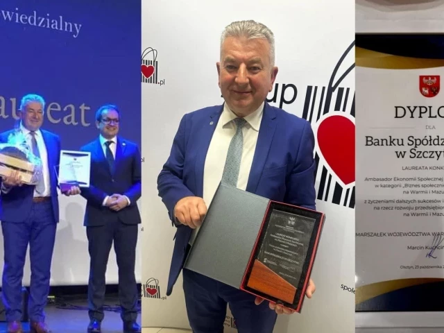 Bank Spółdzielczy w Szczytnie nagrodzony za społeczną odpowiedzialność