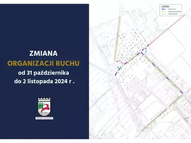 Uwaga kierowcy! Zmiana organizacji ruchu przy cmentarzu na Wszystkich Świętych (wideo)