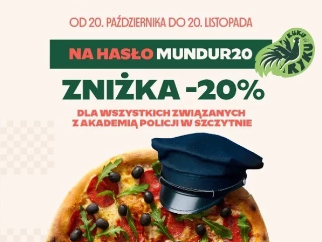 Pizzeria Da Grasso Szczytno z rabatem dla studentów Akademii Policji