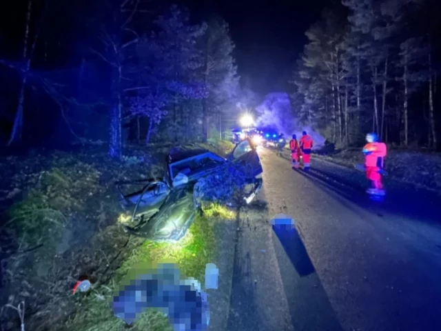 Śmiertelny wypadek na trasie Wielbark - Mącice. Zginęły cztery osoby