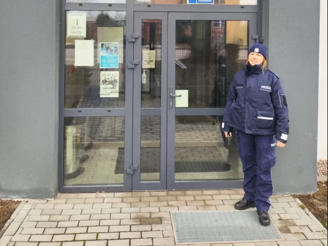 Sierżant sztabowa Justyna Magnuszewska czujna również po służbie