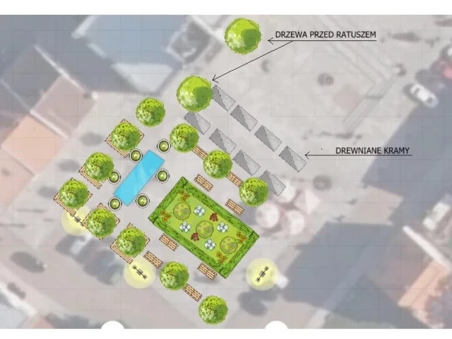 Co stanie na Rynku w Pasymiu? Burmistrz Nowociński konsultuje projekt