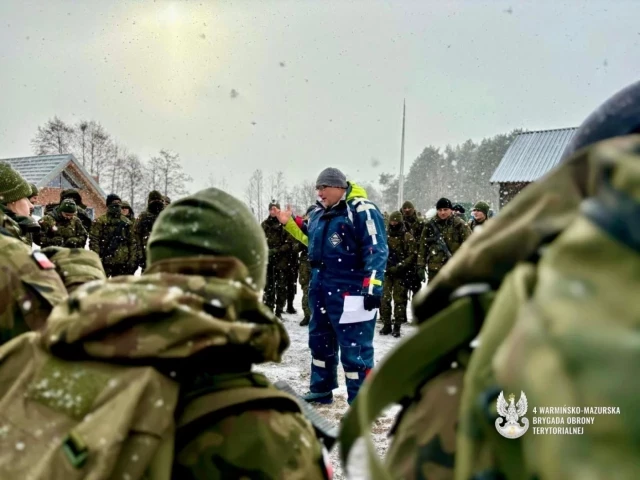 Pasym wodnym poligonem dla 4. Warmińsko-Mazurskiej Brygady Obrony Terytorialnej