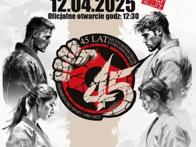 Zembrzuski, 45 lat pasji i karate. Szczytno gospodarzem mistrzostw Polski!