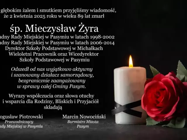 Pasym pożegnał Mieczysława Żyrę. Odszedł człowiek, który wychował pokolenia