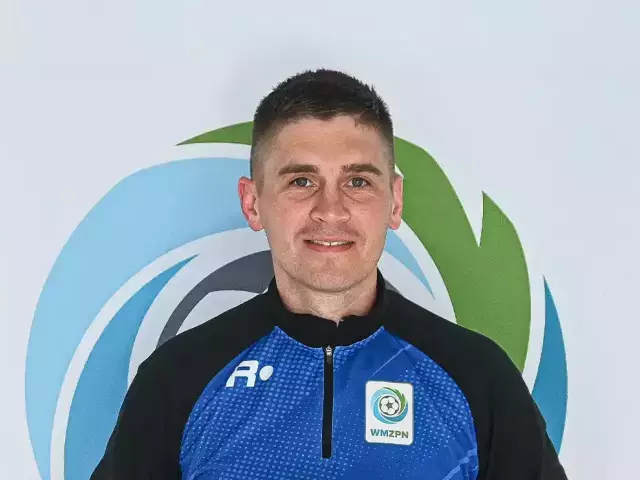 Trener Perkuna Marcin Marszałek z licencją UEFA B