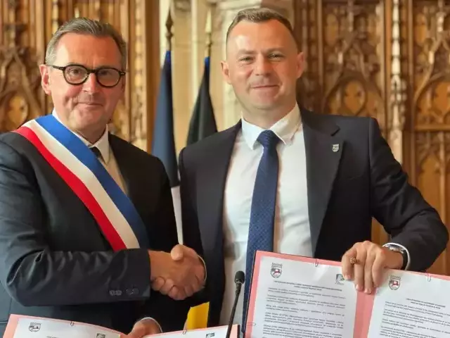 Szczytno i Arras budują mosty współpracy. Historyczny podpis burmistrzów
