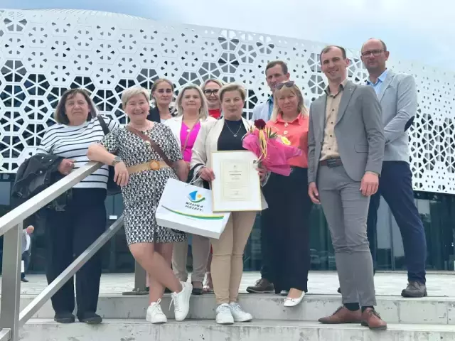 Beata Kręciewska z Kowalika w świetle jupiterów. Doceniona na Forum Sołtysów