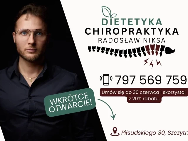 Wielkie otwarcie gabinetu chiropraktyki i dietetyki w Szczytnie