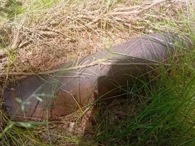 Groźny niewybuch w lesie pod Wesołówkiem. 45-latek znalazł pocisk podczas spaceru