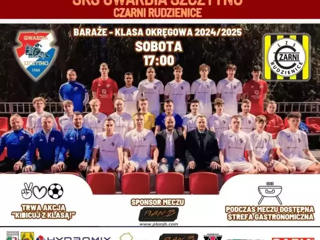 Gwardia Szczytno walczy o utrzymanie w okręgówce. To już dziś!