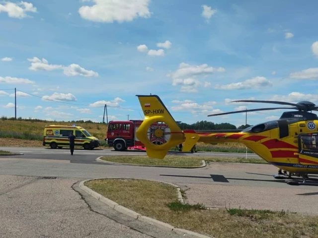 Nie żyje motocyklista. Dramat na drodze pod Pasymiem
