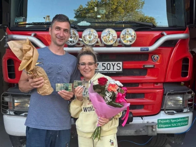 Michał i Monika Soliwodowie – strażacy z powołania. Ruszyli na pomoc, zanim dojechały służby