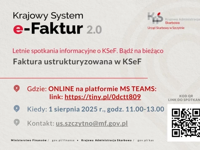 e-Faktura bez tajemnic. Szczycieński urząd zaprasza na bezpłatne szkolenie online