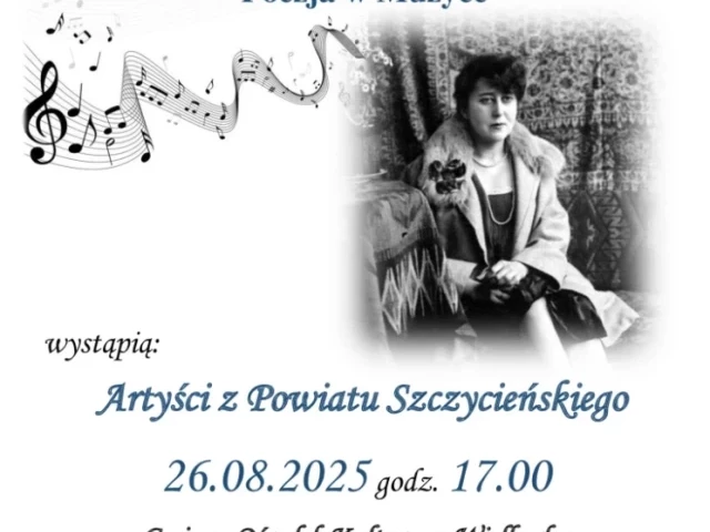 Poezja spotka się z muzyką w Wielbarku
