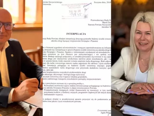 Agata Wiśniewska walczy o ścieżkę rowerową Świętajno–Piasutno. Starosta Matłach: „To już jest w planach”