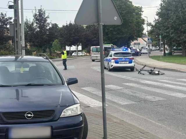 Wypadek w Wielbarku. 66-letni rowerzysta potrącony na ul. Jagiełły