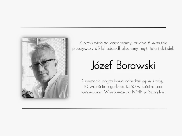 Szczytno żegna Józefa Borawskiego