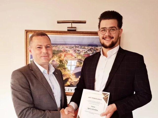Student prawa ze Szczytna doradcą burmistrza. Igor Klimek przejmuje ważną funkcję