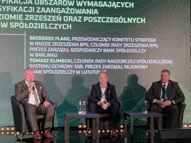 Bank Spółdzielczy w Szczytnie na forum w Warszawie. Prezes Karwowski w centrum debaty o przyszłości banków