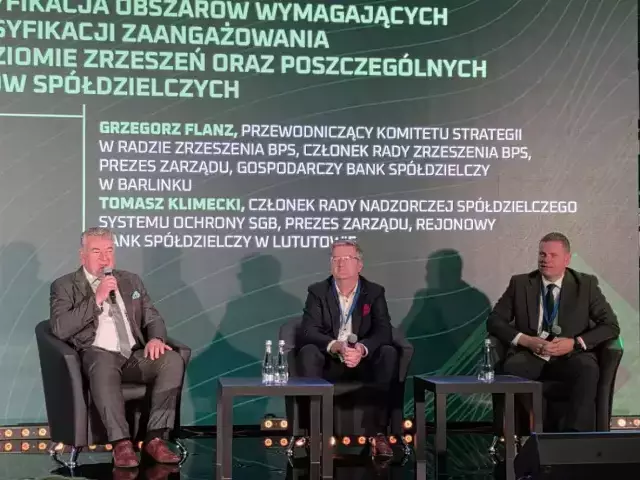 Bank Spółdzielczy w Szczytnie na forum w Warszawie. Prezes Karwowski w centrum debaty o przyszłości banków