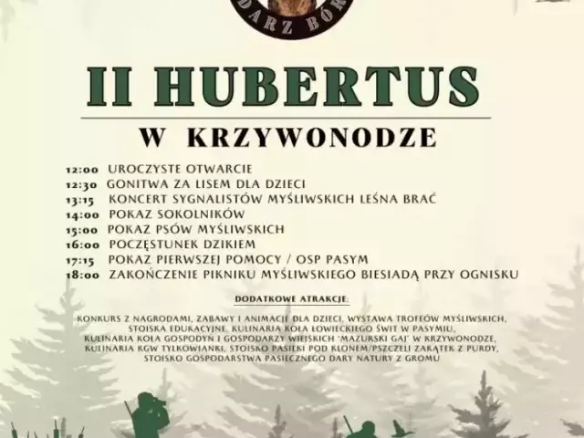 Krzywonoga szykuje się na II Hubertusa
