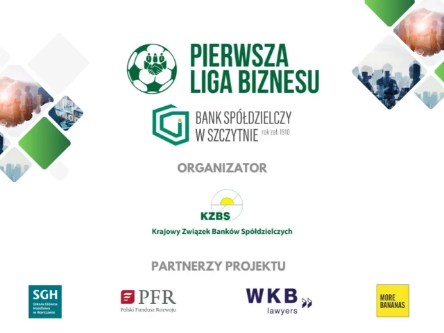 Biznes przy kawie. Bank Spółdzielczy w Szczytnie zaprasza na „Pierwszą Ligą Biznesu”