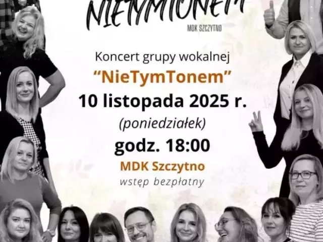Jesienny koncert „NieTymTonem” w MDK