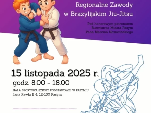 Regionalne zawody w brazylijskim jiu-jitsu już 15 listopada