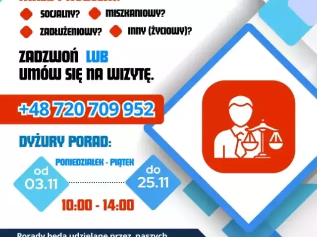 Bezpłatne porady obywatelskie dla seniorów w gminie Szczytno