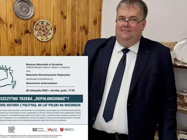 Szczytno w ogniu sporów o tożsamość. Kontrowersyjny wykład Sławomira Ambroziaka już 26 listopada