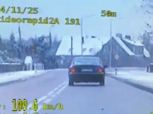 Pędził 109 km/h w centrum Wielbarka. Stracił prawo jazdy i dostał wysoki mandat