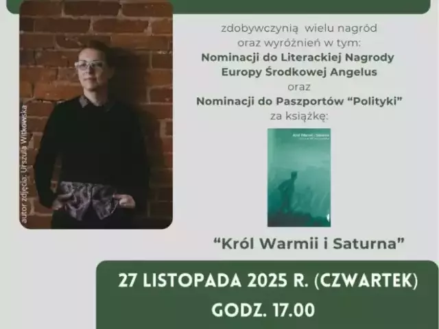 Spotkanie autorskie z Joanną Wilengowską w szczycieńskiej bibliotece