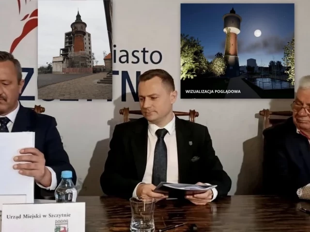 Umowa podpisana. Wieża ciśnień i centrum Szczytna do przebudowy