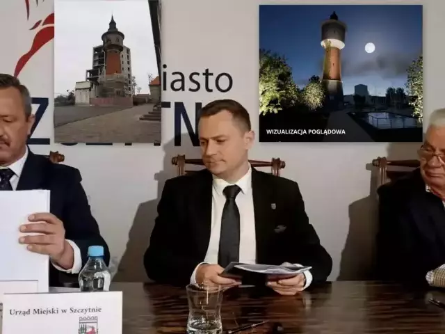 Umowa podpisana. Wieża ciśnień i centrum Szczytna do przebudowy