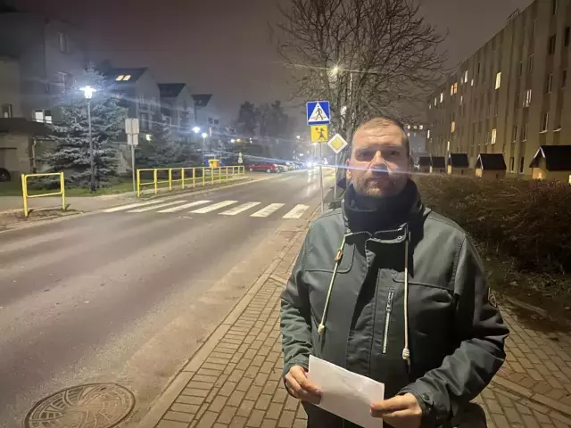 Radny chce światła na pasach. Paweł Salamucha złożył wniosek do burmistrza