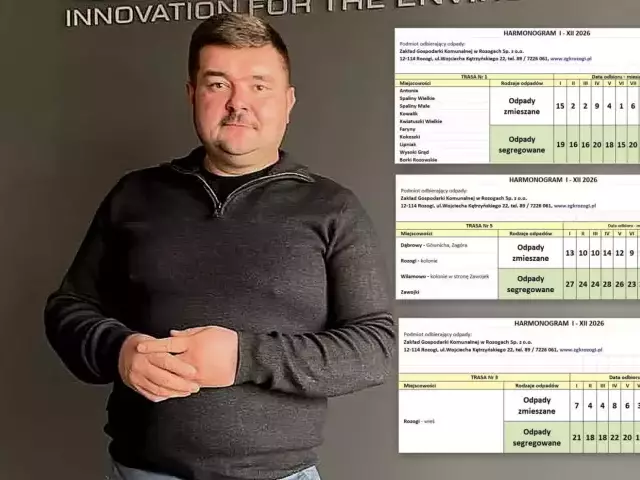 Harmonogram odbioru śmieci na 2026 rok już gotowy. Rozogi publikują terminy odbioru