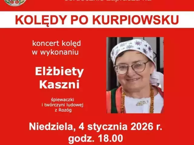Kolędy po kurpiowsku w Szczytnie. Głos Elżbiety Kaszni  i... tradycji zabrzmi w świątyni