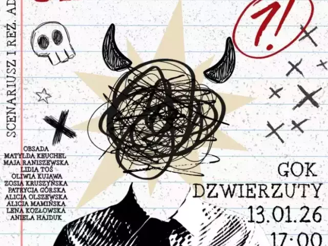„Siadaj, pała!” w Dźwierzutach. Młodzieżowy Teatr Zgraja bierze na cel szkołę i presję