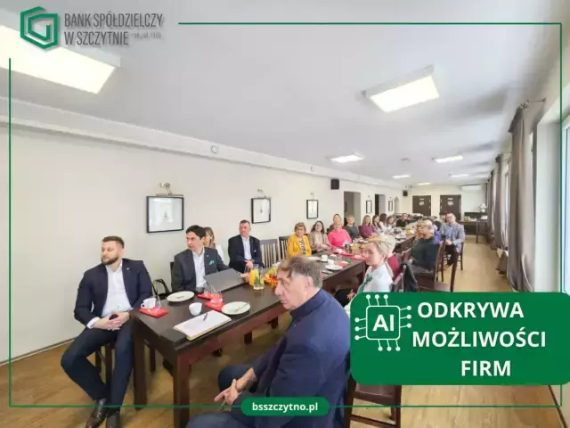 AI weszła do małego biznesu. Bank Spółdzielczy w Szczytnie o zmianach, które już się dzieją