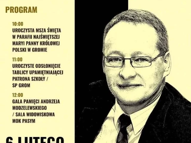 Szkoła w Gromie dostanie imię. 6 lutego patronem zostanie Andrzej Modzelewski