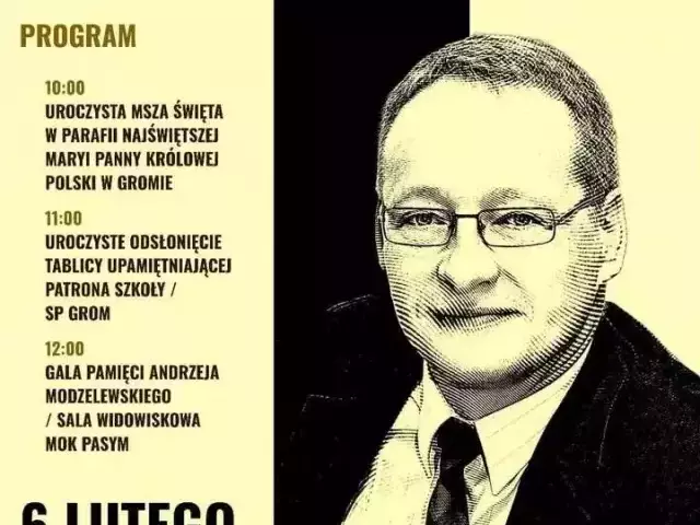 Szkoła w Gromie dostanie imię. 6 lutego patronem zostanie Andrzej Modzelewski