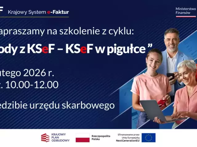 KSeF wchodzi w życie. Skarbówka zaprasza na szkolenie w Szczytnie
