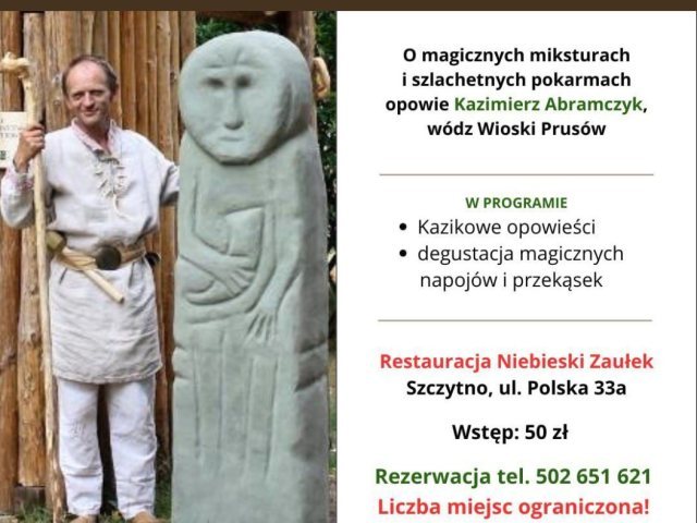 „Rzuć suplementy, wróć do korzeni”. Wódz Wioski Prusów zaprasza do Szczytna