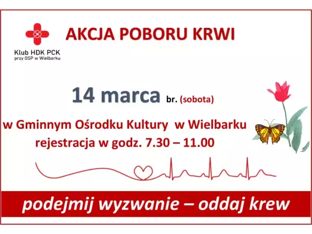 Oddaj krew w Wielbarku. Jedna decyzja może uratować czyjeś życie
