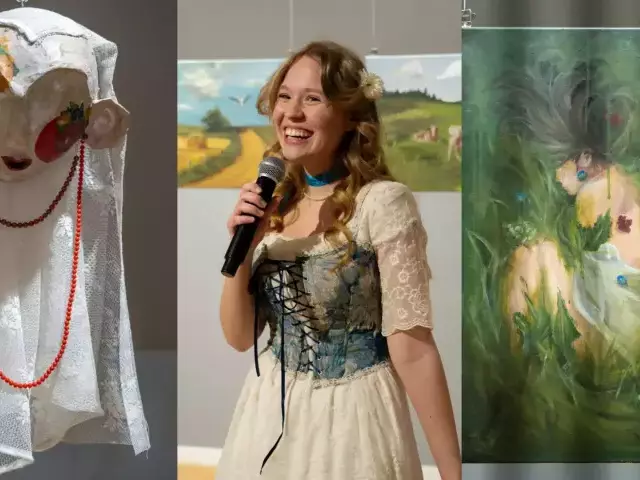 „Mała ja”, ważny moment – pierwsza indywidualna wystawa Oliwii Rychlik w Pasymiu (zdjęcia)
